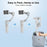 M1 3-axis Gimbal Stabilizer Selfie Stick Face Tracking Gesture Control Camera Shoot Video Phone Gimbal with Tripod