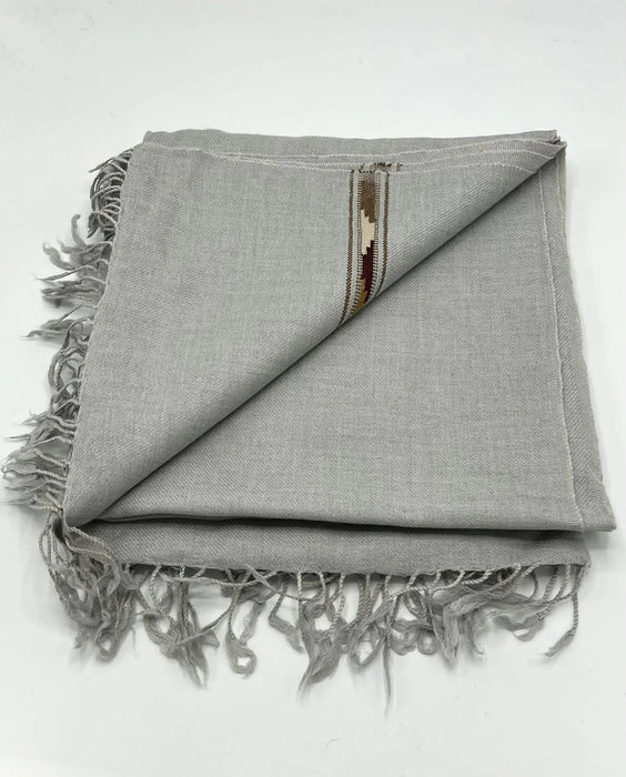 Australian sahidar gray shawl (handmade and woolen light weight)